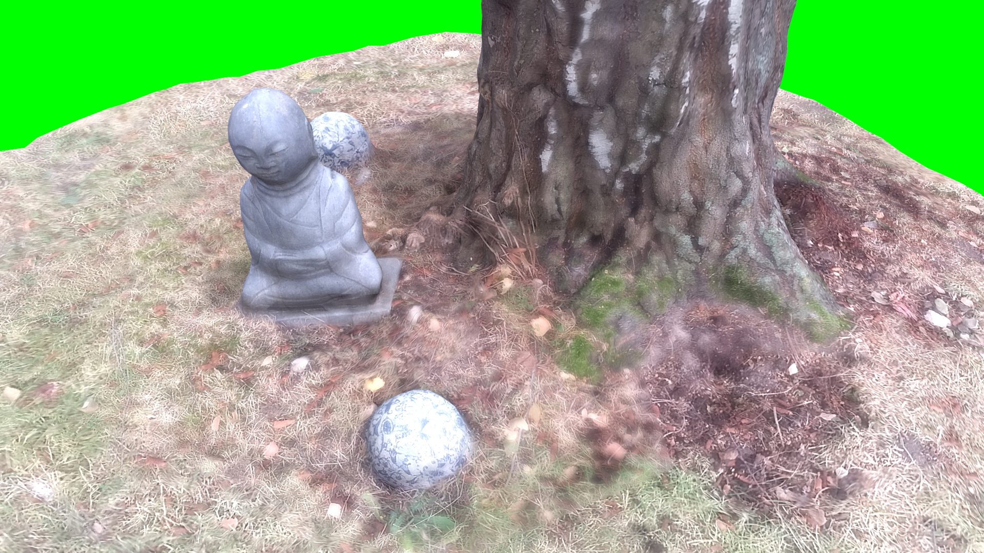 Photoscanned buddda